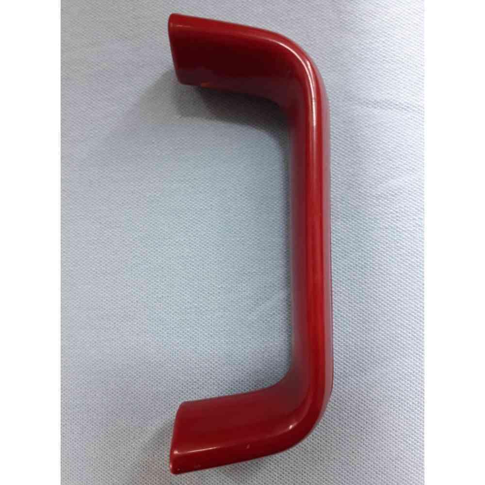 """U"" TROLLEY HANDLE INTERSSE HOLES 115MM RED"