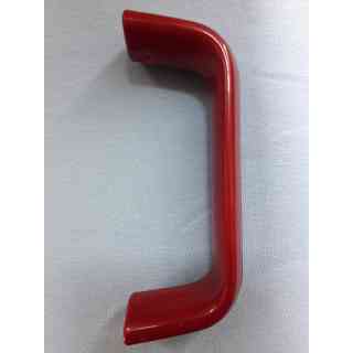 """u"" trolley handle with holes 115mm red"