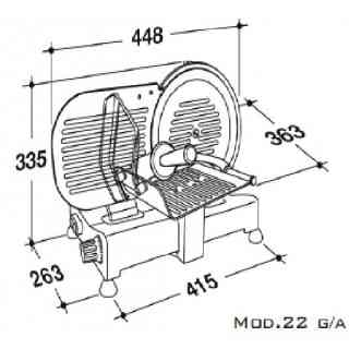 RGV SERIE LUSSO Mod.220 G/A CE PROFESSIONALE