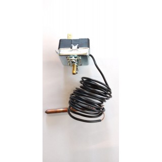 termostato regolabile range 0-90° fase 1 a 15 Ø  bulbo mm 6,5 lunghezza capillare mm1500