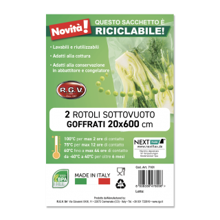 buste sacchetti sottovuoto 20x30 per cottura alimenti professionale  macchina