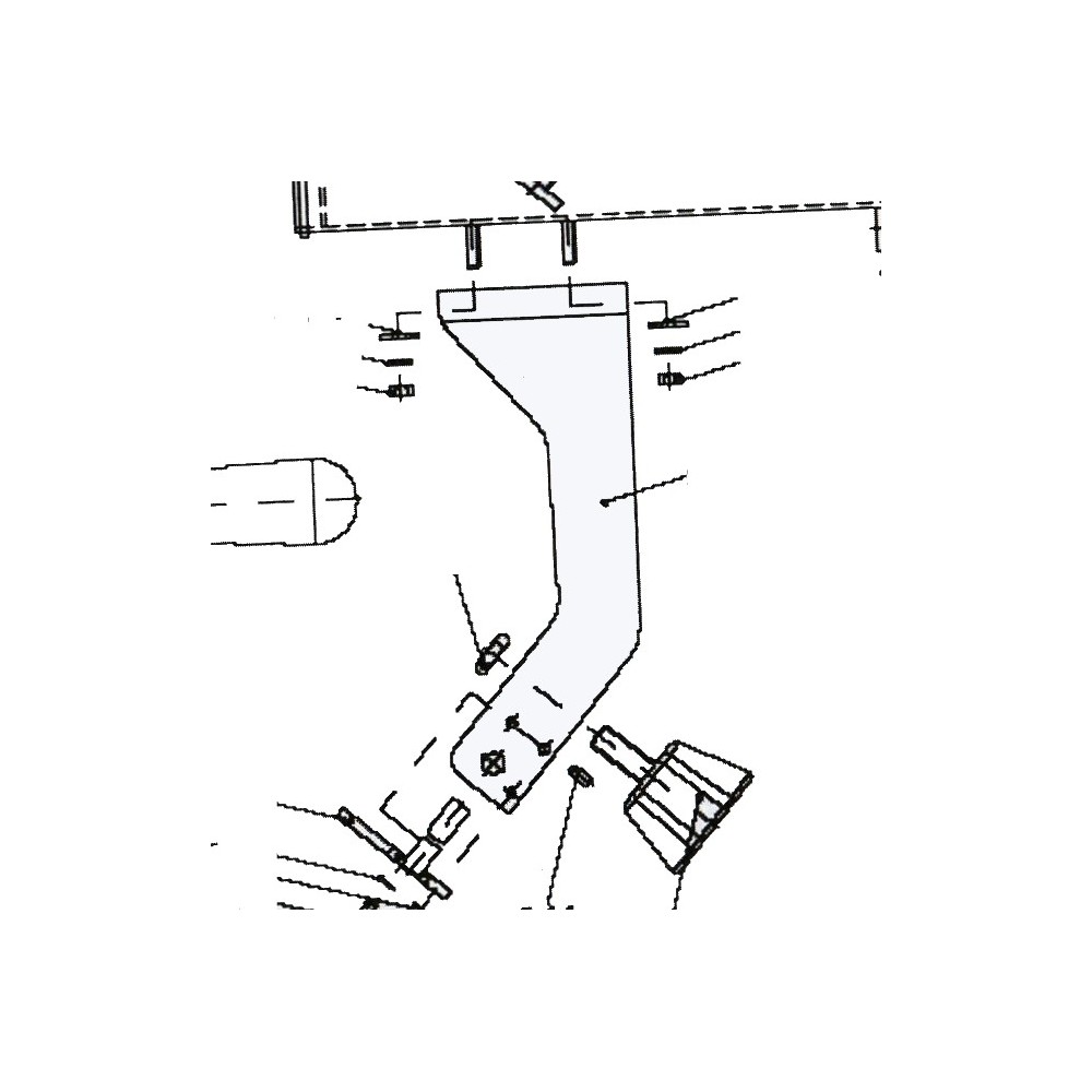 braccio carrello per affettatrice berkel bs932 e bs933