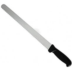 bread knife blade 320 mm black handle