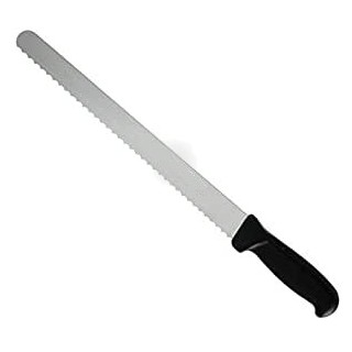 bread knife blade 320 mm black handle