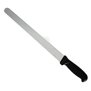 bread knife blade 240 mm black handle