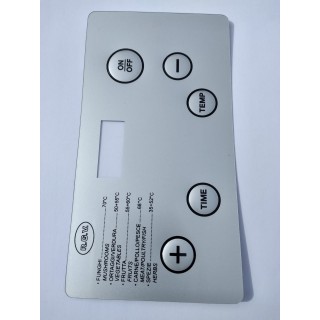 control panel sticker for digital dried rgv digital dryer