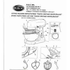 LEVA DI SICUREZZA  PER IMPASTATRICE PASTA VINTAGE RGV