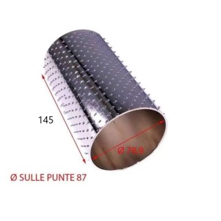 rullo per grattugia 87 x 145 zincato