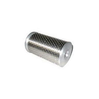 stainless steel grater roller with flanges diameter on the tips 87.5 mm length 140 mm hole 17 mm