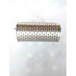 stainless steel 60x115 grater roller complete with flanges mod. gf 1 fac