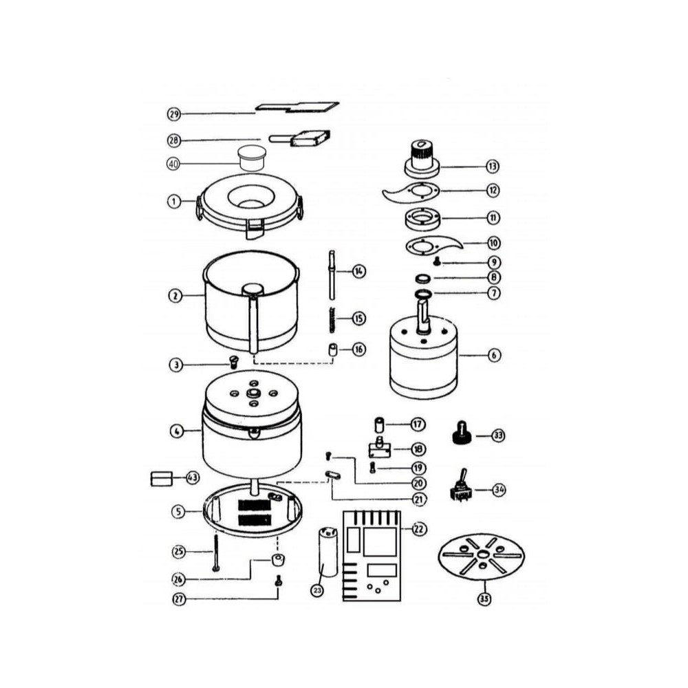 spring rod and cap for cutter blitz ex klemor