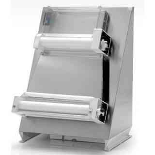 stendipizza inox con rulli paralleli l40p