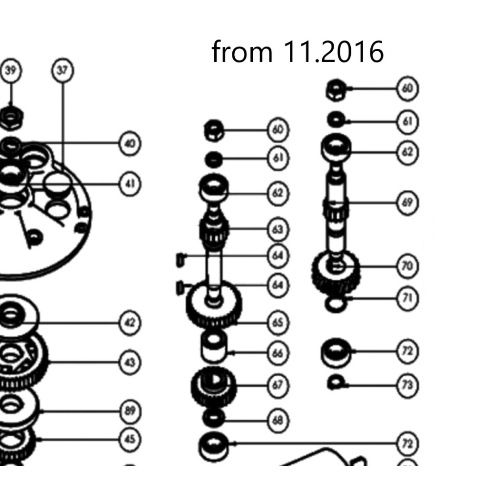 Pressatrice Multistrato Ingranaggio In Nylon Per Impastatrice Planetaria Sirman Minneapolis Plutone 7 Litri - Ricambio MPN 84381090 Ingranaggio Per Impasto Pasta, Pizza, Dolci