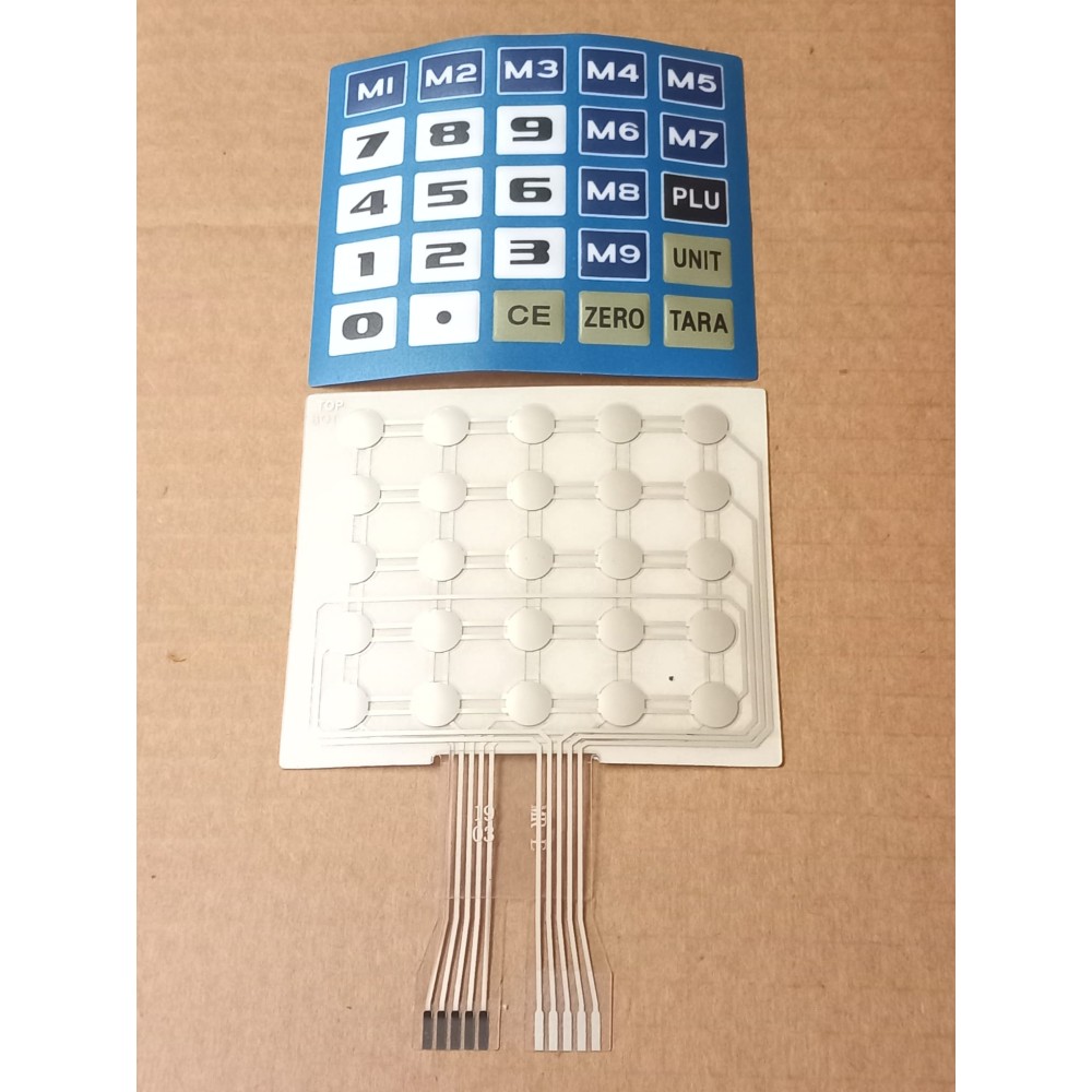 membrane keyboard for Eurobil star model scales