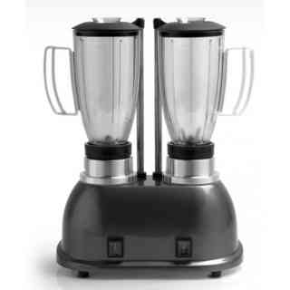 double transparent glass blender