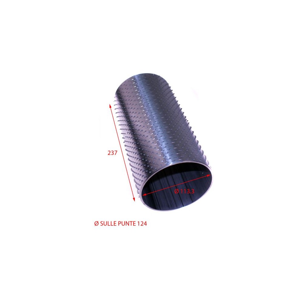 grater roller 124 x 238 inox