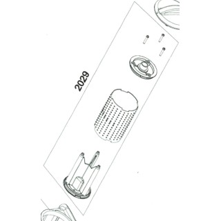 roller complete with flanges robust junior grater brand rgv