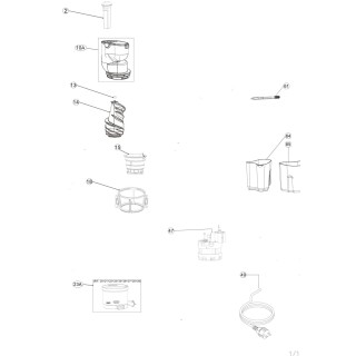 complete small hopper y19 for sirman extractor model ektor