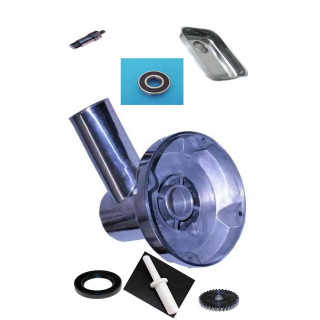 Fama aluminum nozzle for meat mincer 12 assembled
