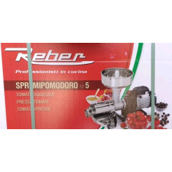 passapomodoro e tritacarne reber 5  watt500