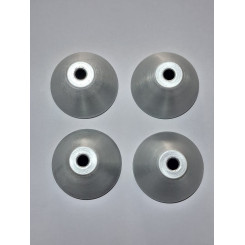 RGV silver aluminum foot cover for 195/220/250/275 slicer (4 pcs)