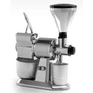 combined coffee grinder and three-phase grater