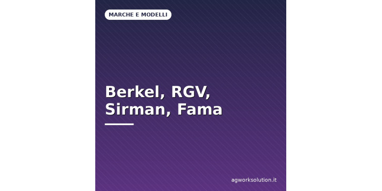 Berkel, RGV, Sirman, Fama: confronto tra marche di affettatrici