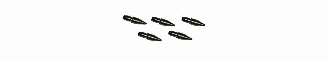 Holding Pins with Stop and Relief Groove for Slicer